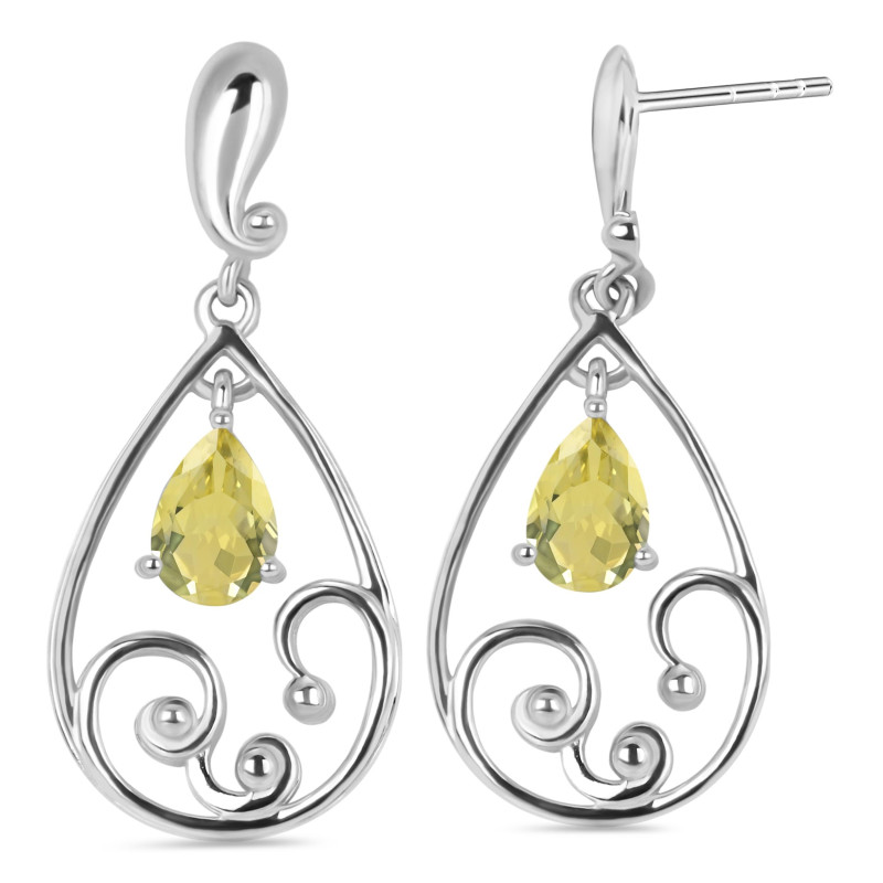 Lemon Quartz Earring