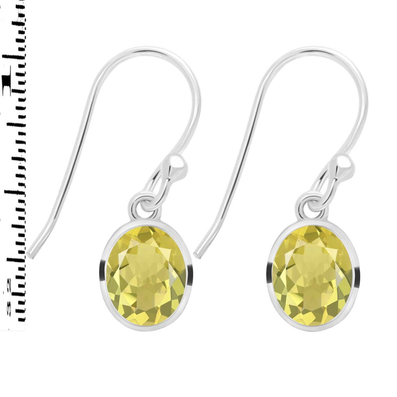 Lemon Quartz  Earring LEM-RDE-998.