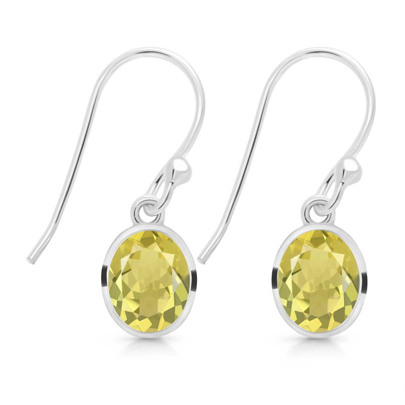Lemon Quartz  Earring LEM-RDE-998.