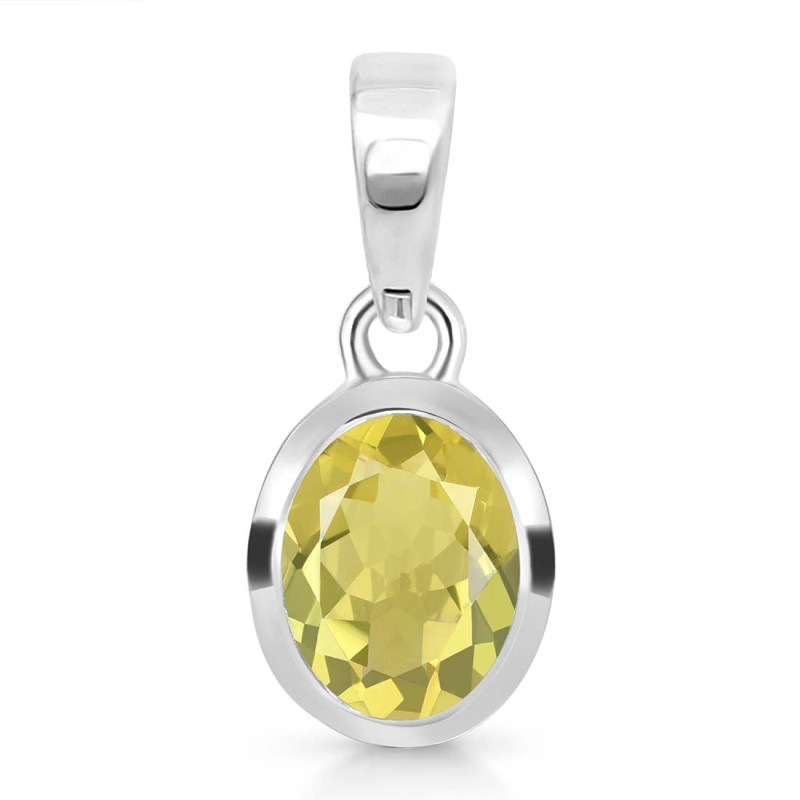 Lemon Quartz Pendant LEM-RDP-380.