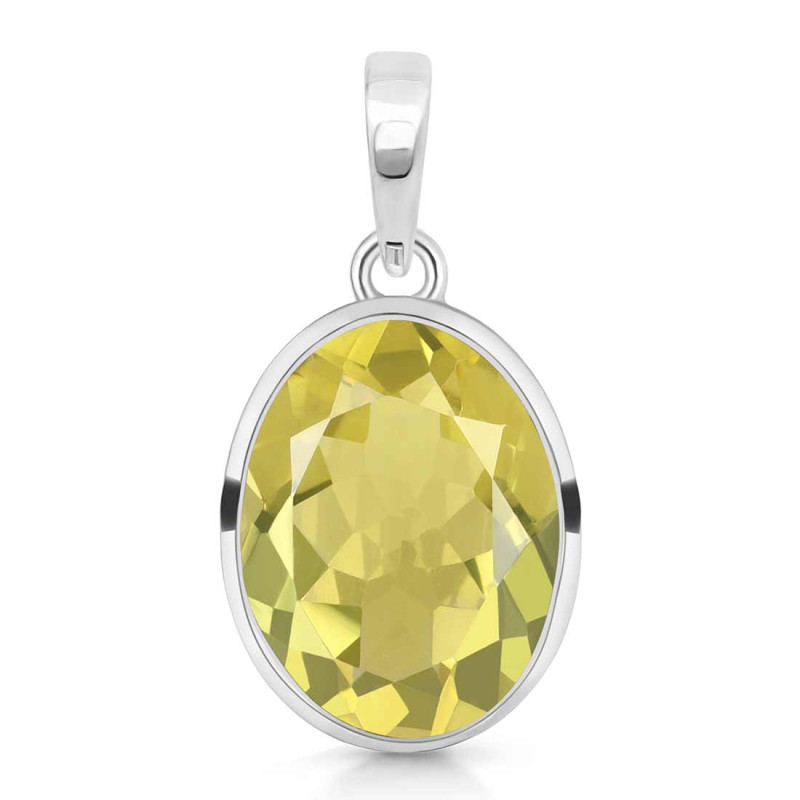 Lemon Quartz Pendant LEM-RDP-458.