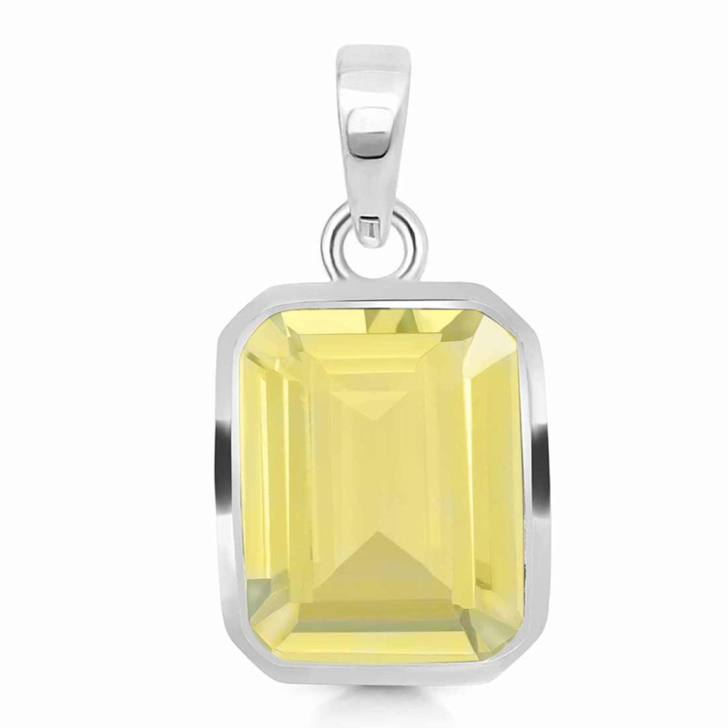 Lemon Quartz Pendant LEM-RDP-461.