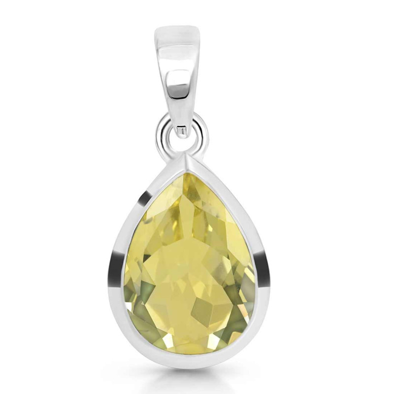 Lemon Quartz Pendant LEM-RDP-463.