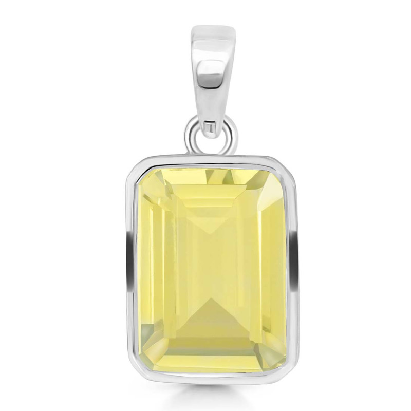 Lemon Quartz Pendant LEM-RDP-465.