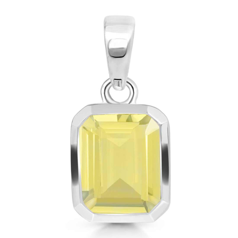 Lemon Quartz Pendant LEM-RDP-738.