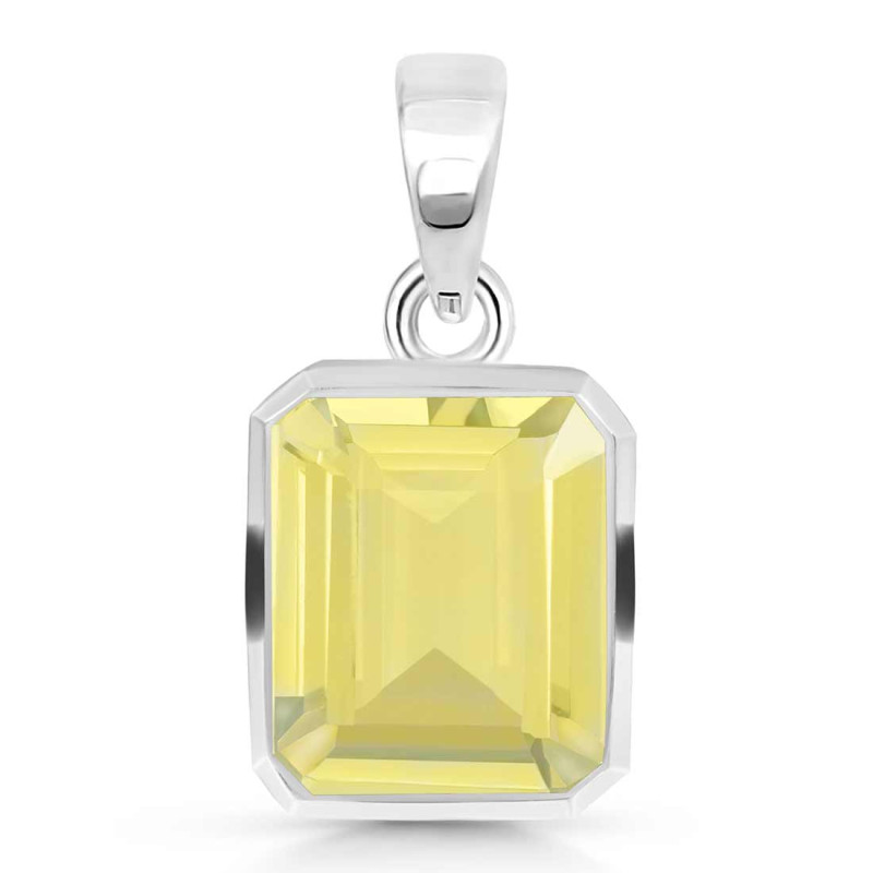 Lemon Quartz Pendant LEM-RDP-791.