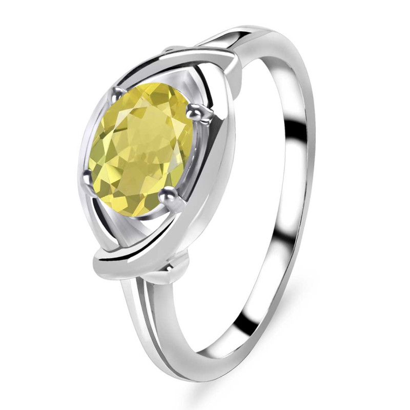 Lemon Quartz Ring
