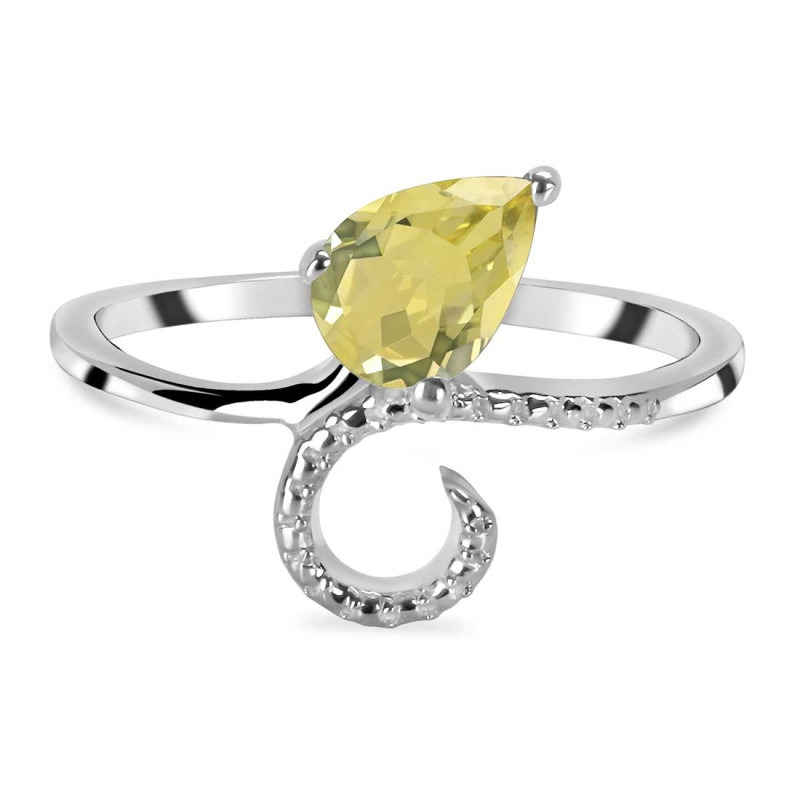 Lemon Quartz Ring LEM-RDR-3.