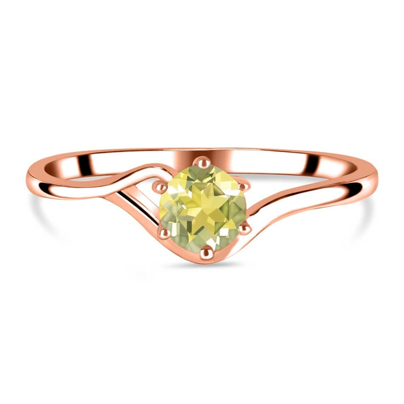 Lemon Quartz Ring LEM-RDR-4.