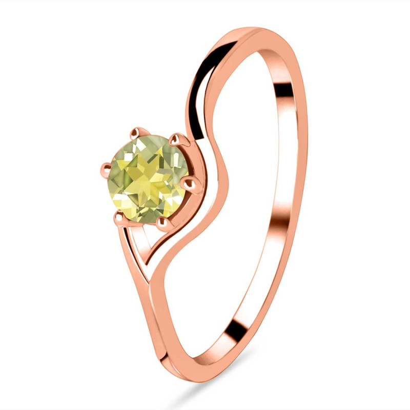 Lemon Quartz Ring LEM-RDR-4.