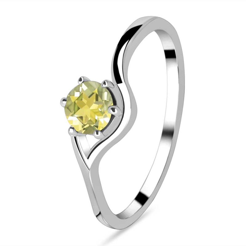 Lemon Quartz Ring