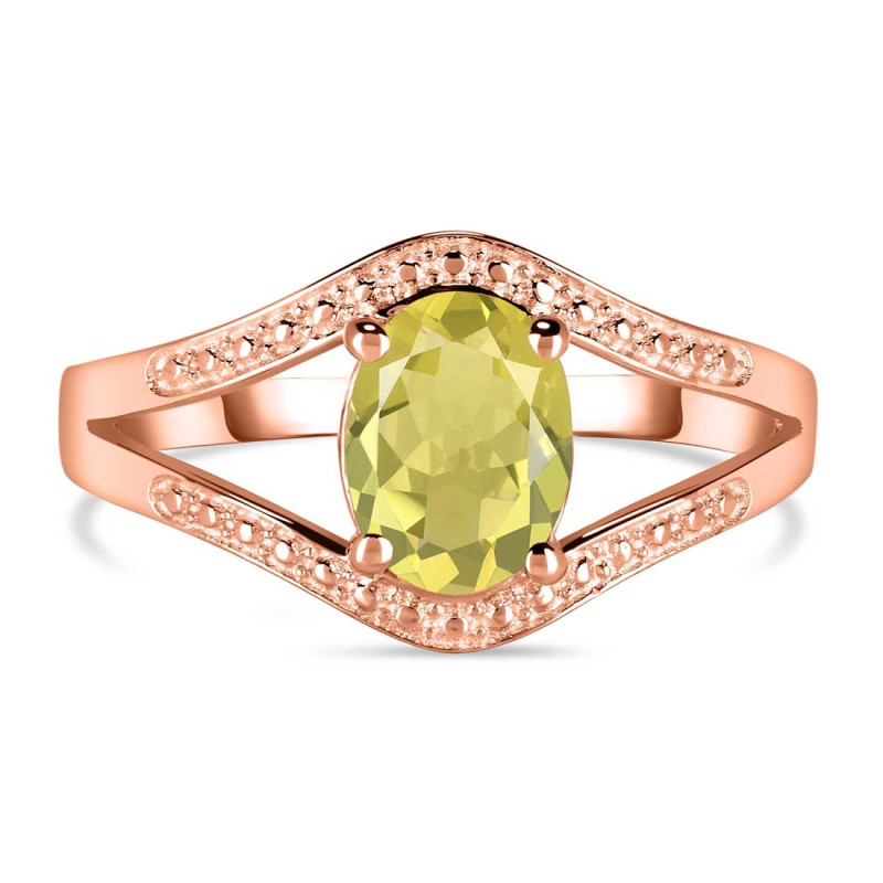 Lemon Quartz Ring LEM-RDR-9.
