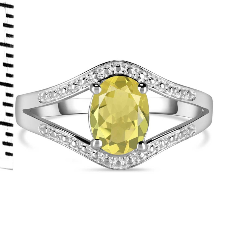 Lemon Quartz Ring LEM-RDR-9.