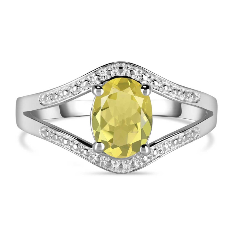 Lemon Quartz Ring LEM-RDR-9.