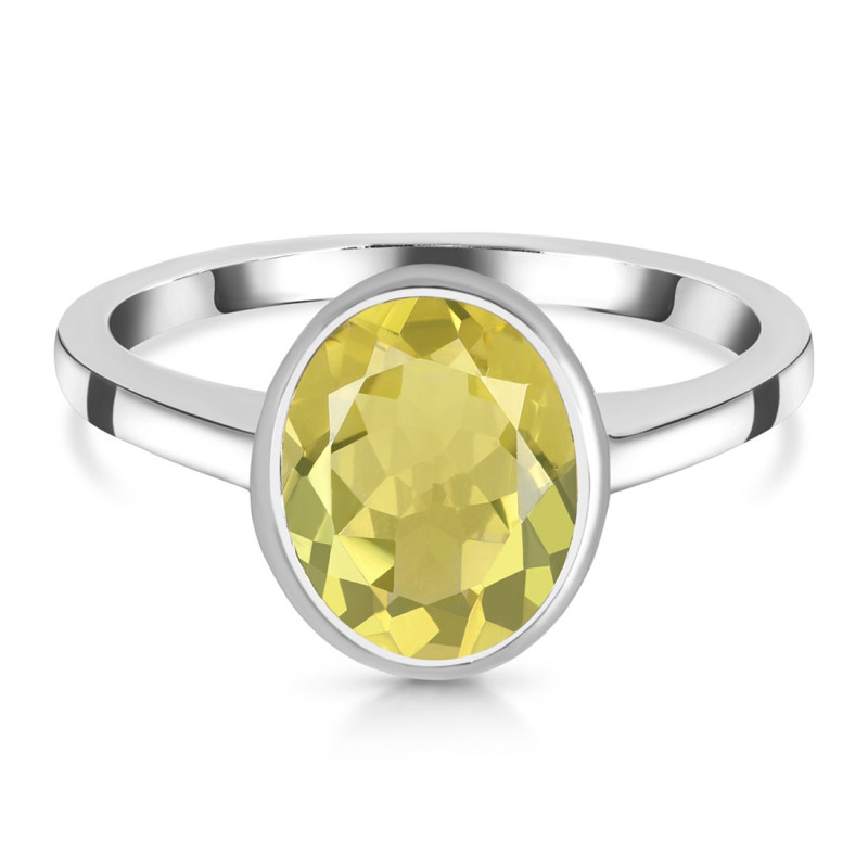 Lemon Quartz Ring LEM-RDR-1623.