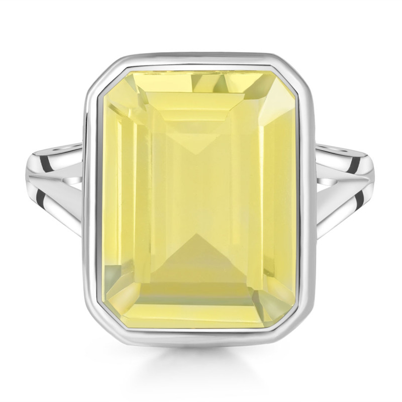 Lemon Quartz Ring LEM-RDR-1847.