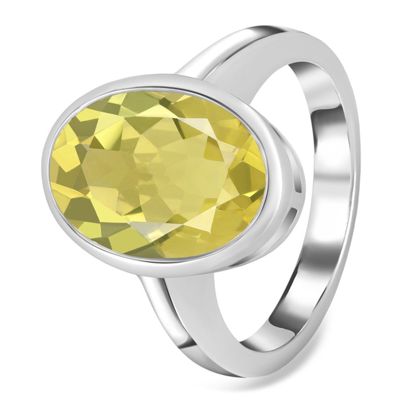 Lemon Quartz Ring