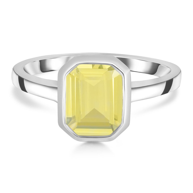 Lemon Quartz Ring LEM-RDR-1903.