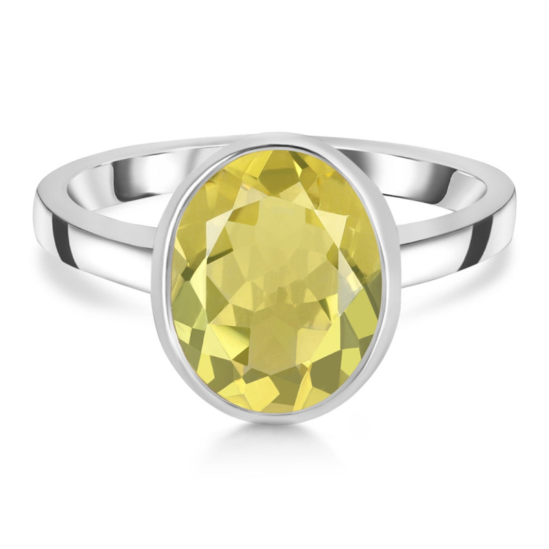 Lemon Quartz Ring LEM-RDR-1924.