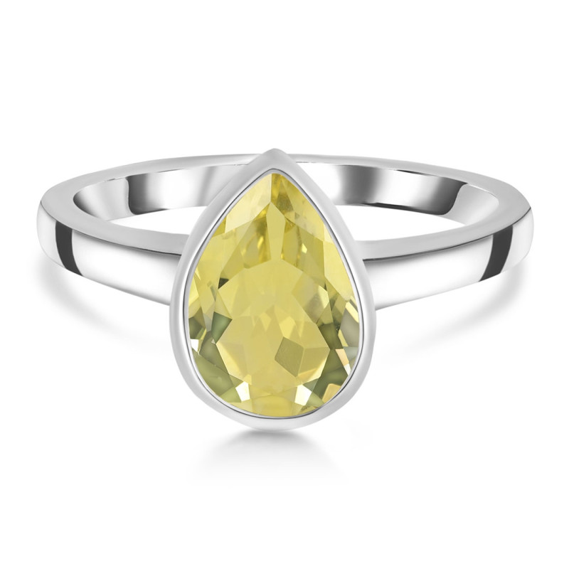 Lemon Quartz Ring LEM-RDR-2763.