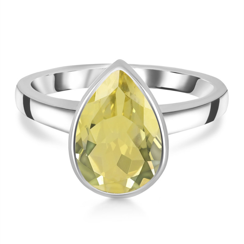 Lemon Quartz Ring LEM-RDR-2764.