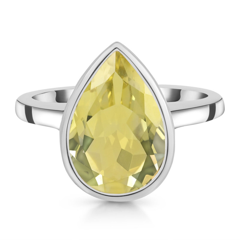 Lemon Quartz Ring LEM-RDR-2853.