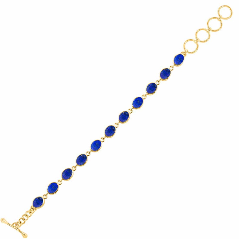 Lapis Bracelet LLP-RDB-114-CAB.