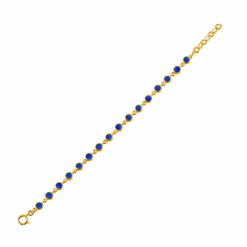 Lapis Bracelet LLP-RDB-118-CAB.