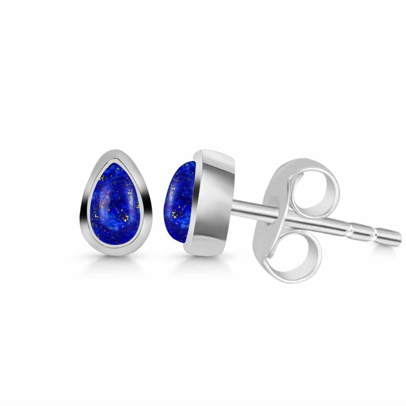 Lapis Stud Earring