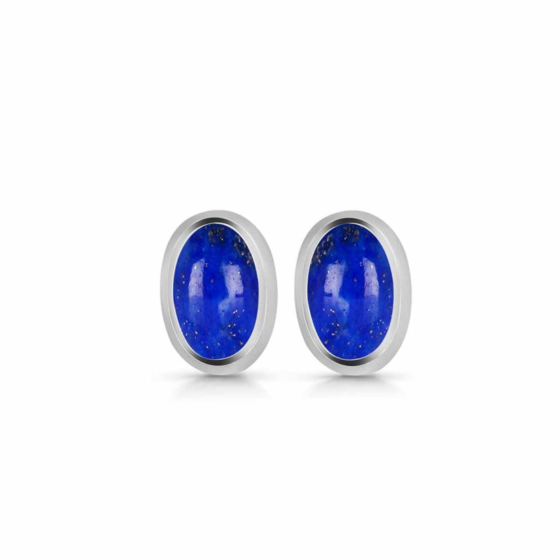 Lapis Stud Earring LLP-RDE-1108.