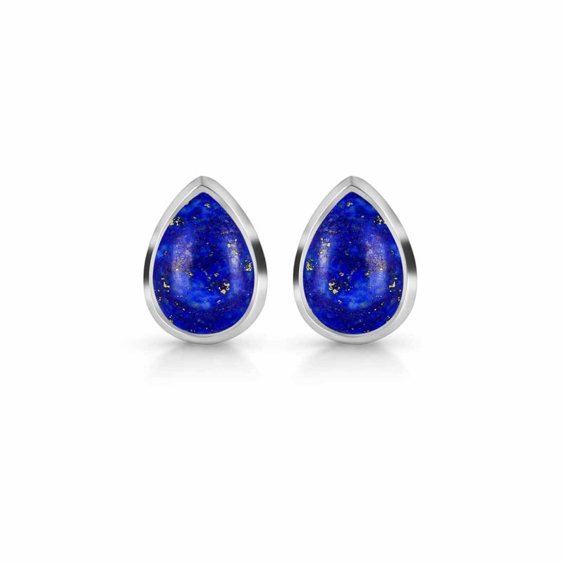 Lapis Stud Earring LLP-RDE-1110.
