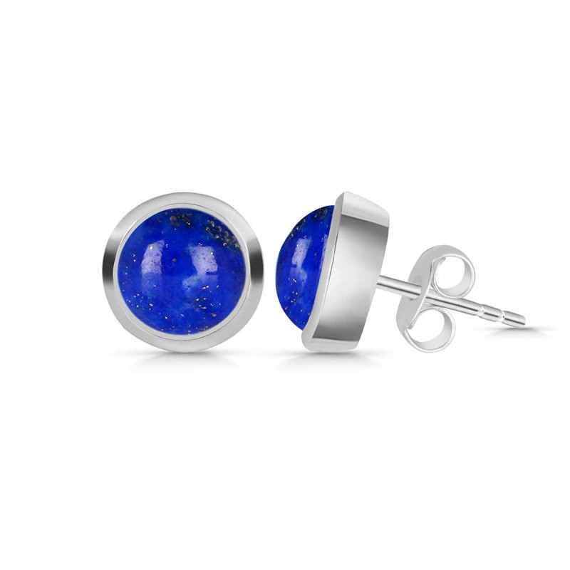 Lapis Stud Earring