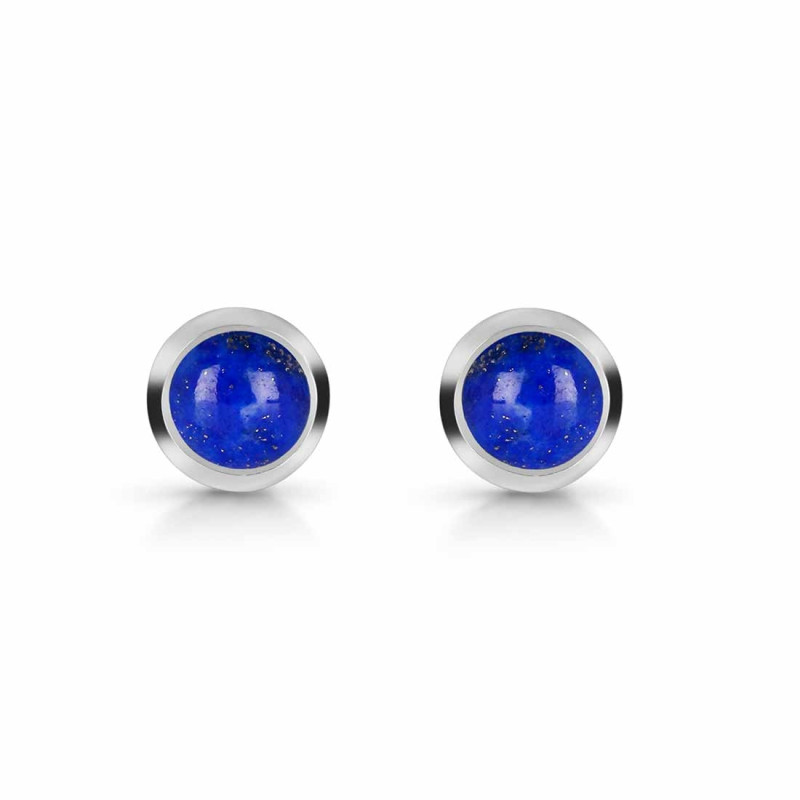 Lapis Stud Earring LLP-RDE-993.