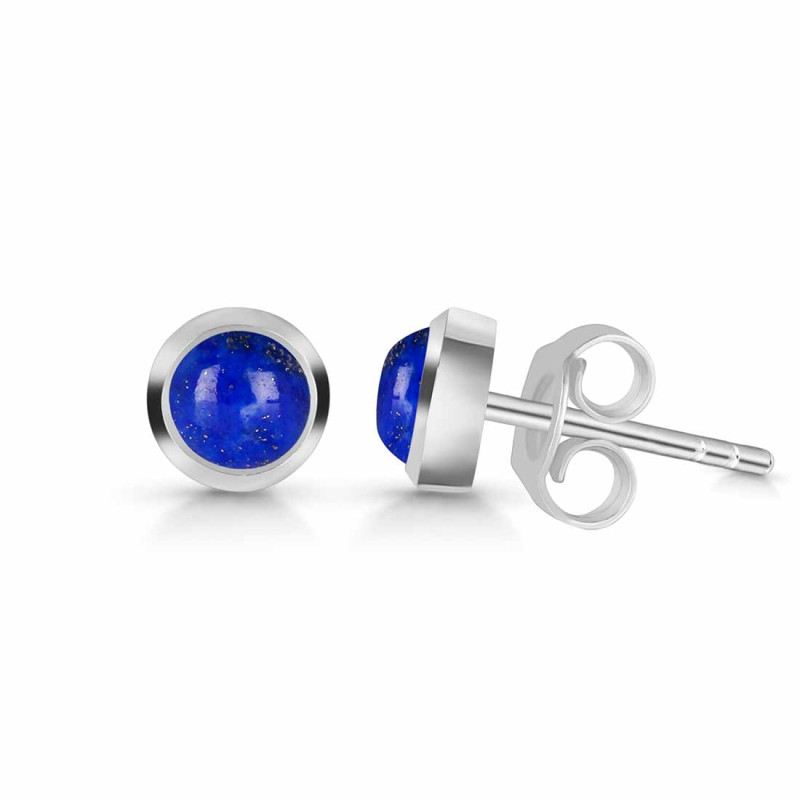 Lapis Stud Earring