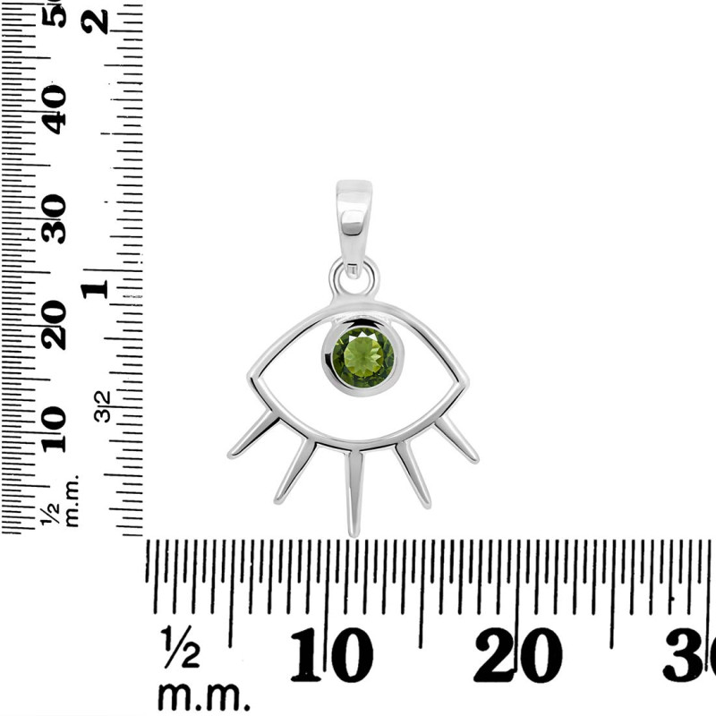 Moldavite Eye Pendant MLD-RDEP-875A.
