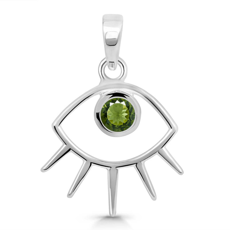 Moldavite Eye Pendant MLD-RDEP-875A.