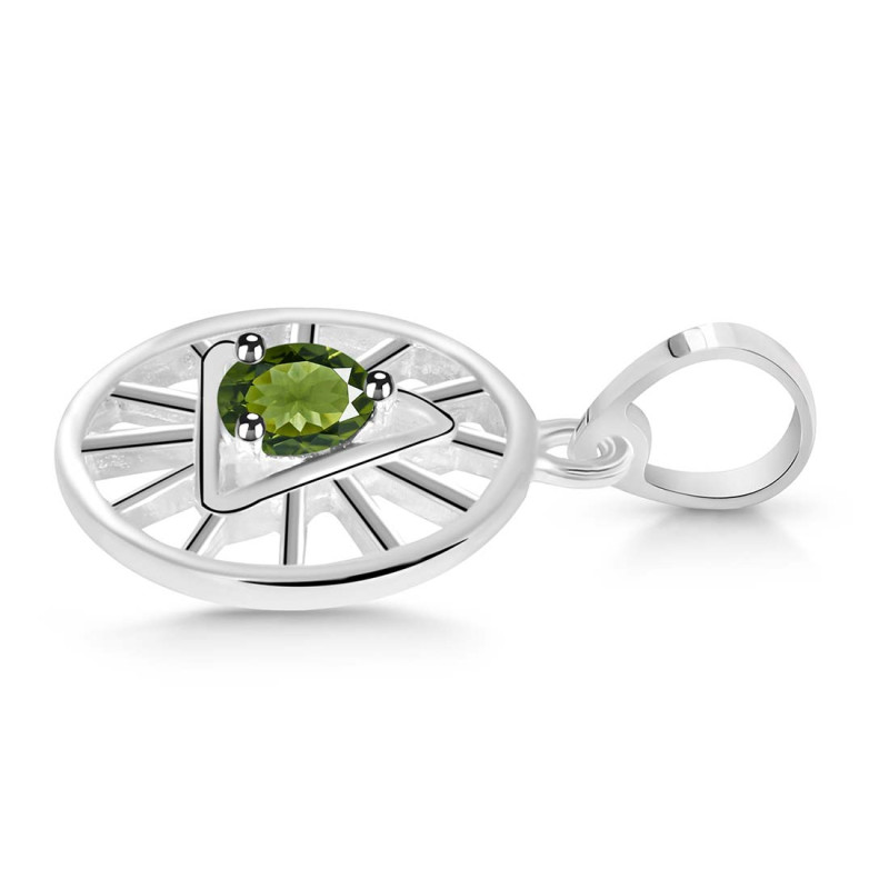 Moldavite Illuminati Pendant MLD-RDEP-881.