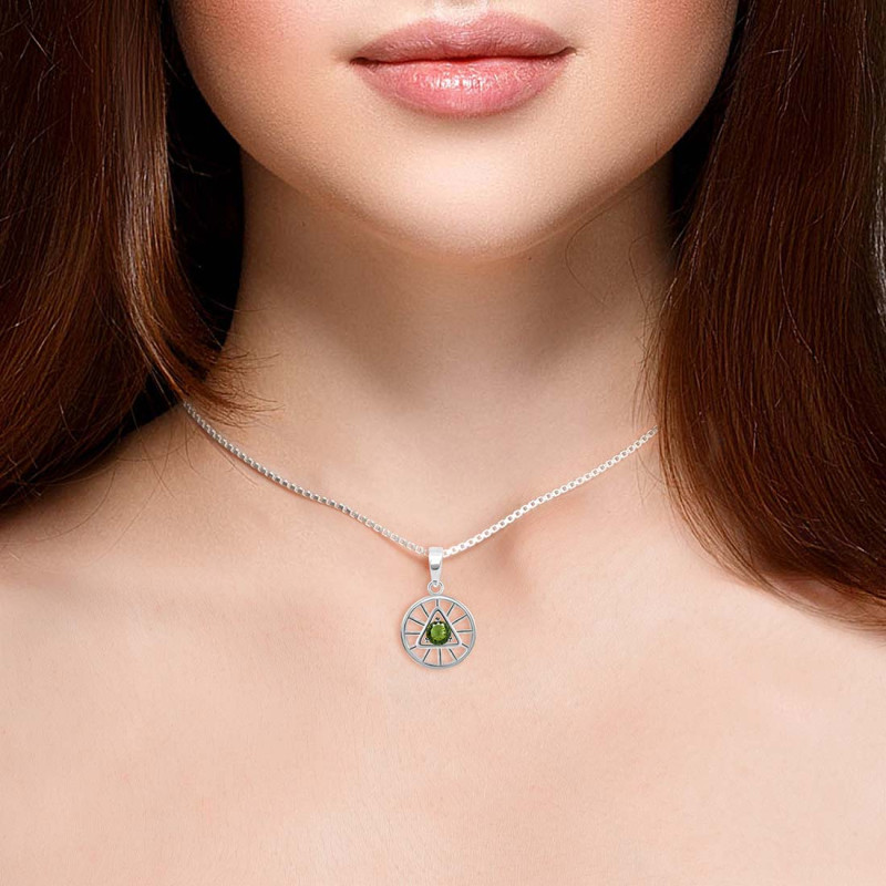 Moldavite Illuminati Pendant