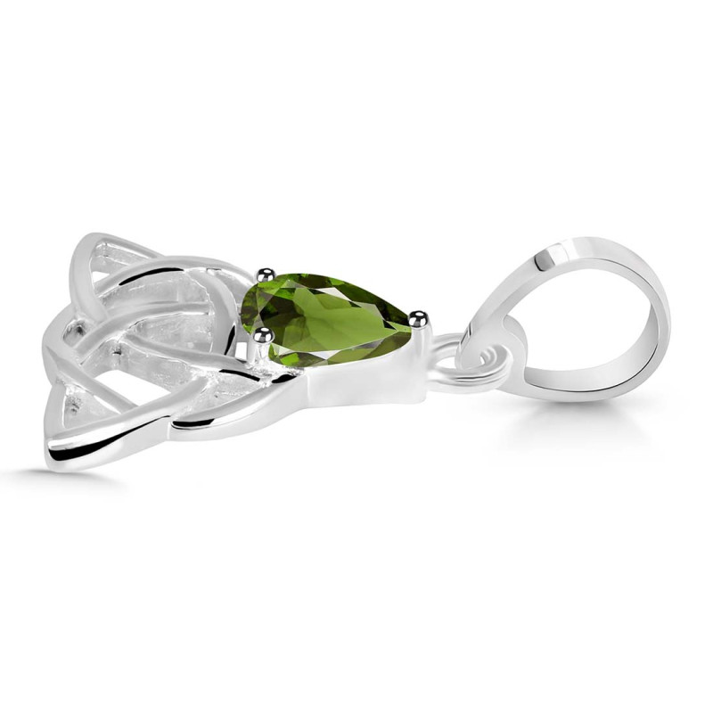 Moldavite Triquetra Pendant MLD-RDEP-892.