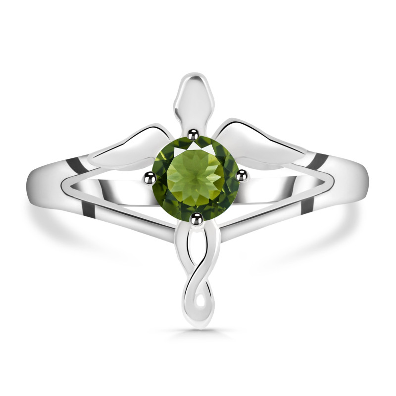 Moldavite Angel Ring MLD-RDR-2150.