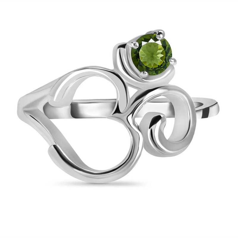 Moldavite OM Ring MLD-RDR-2165.