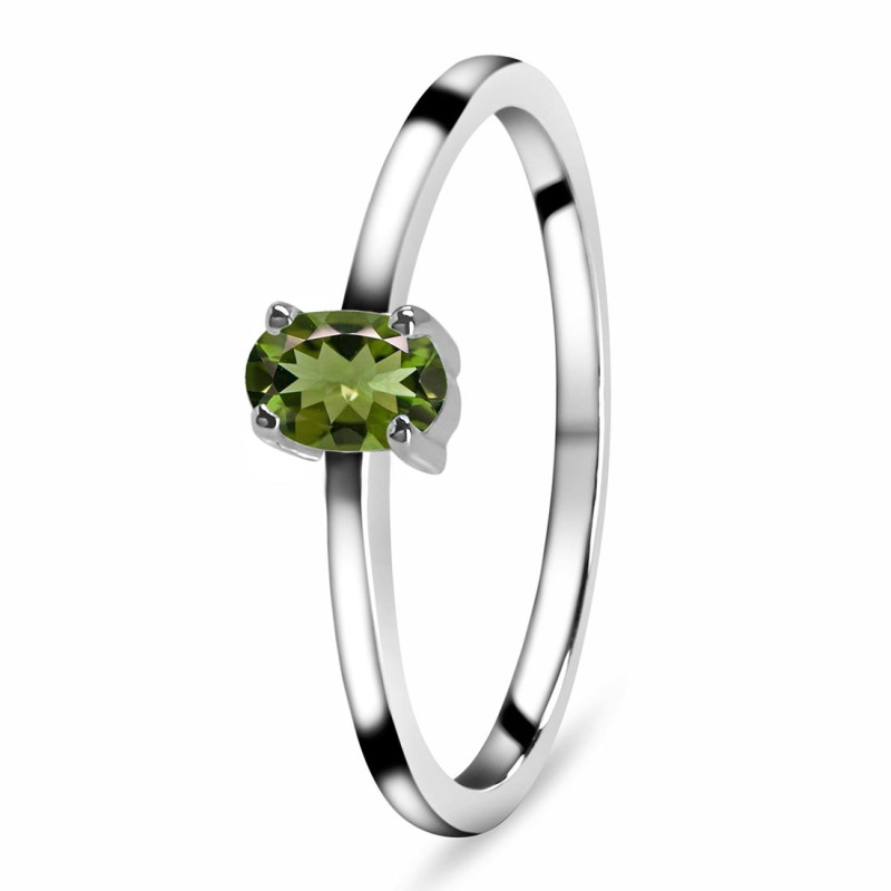 Moldavite Ring