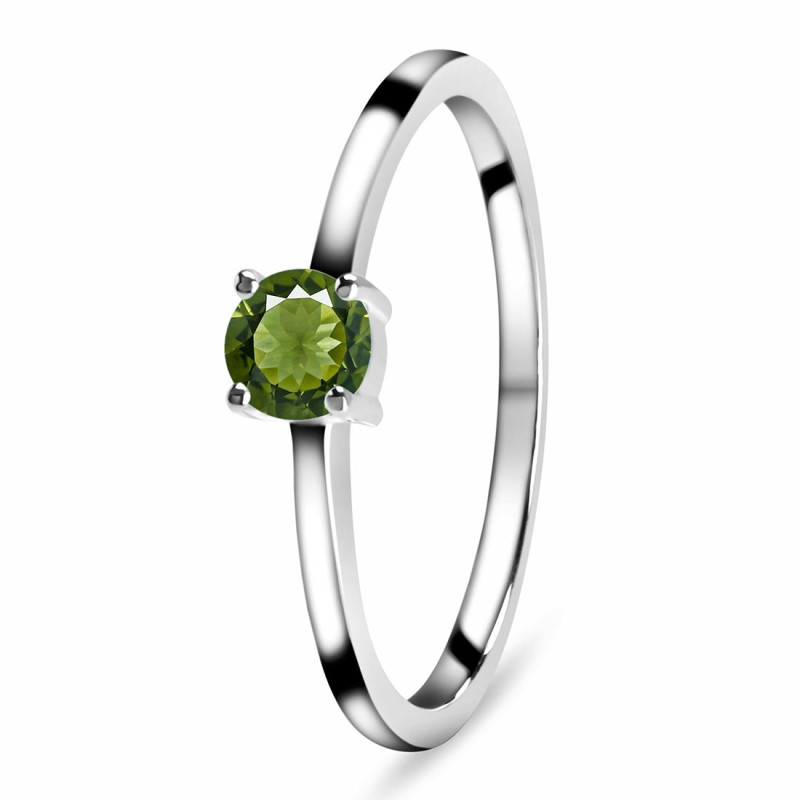 Moldavite Ring