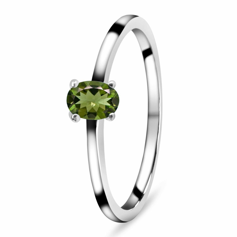 Moldavite Ring