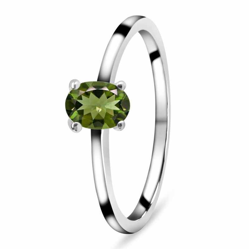 Moldavite Ring