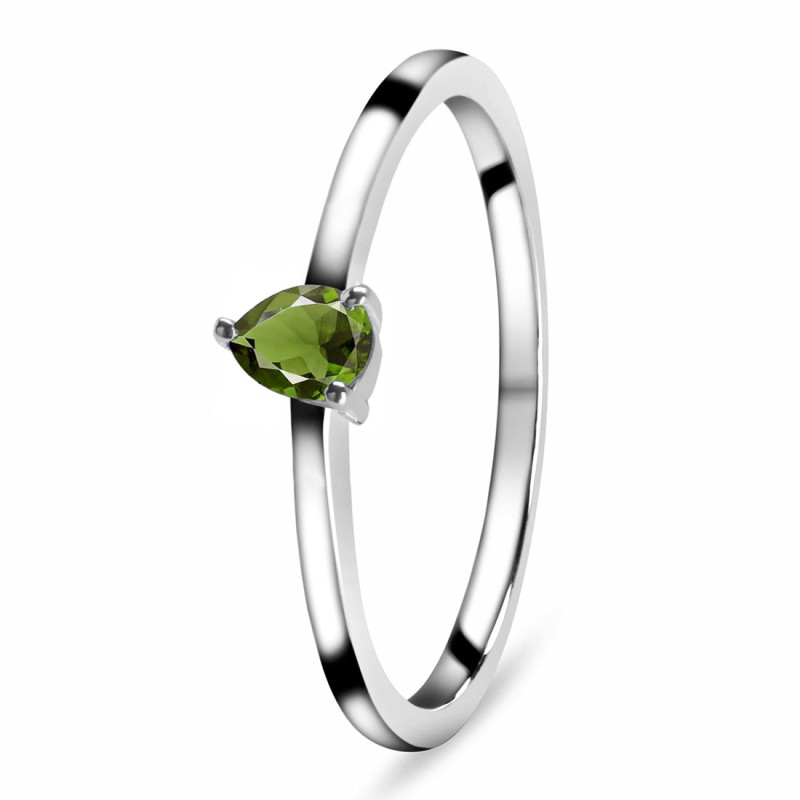Moldavite Ring
