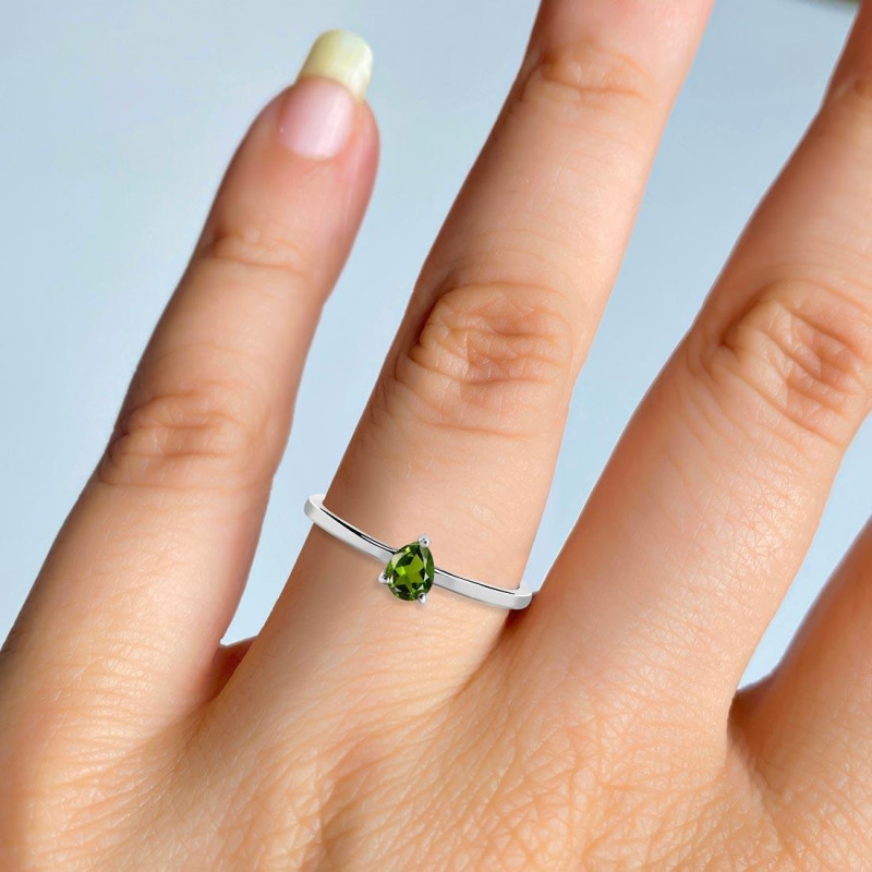 Moldavite Ring MLD-RDR-2510.