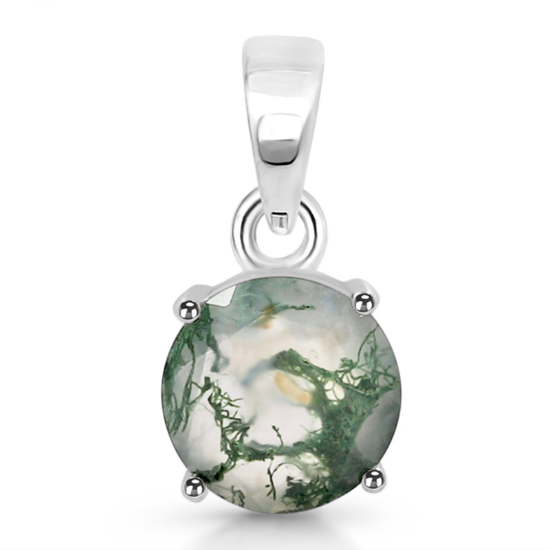 Moss Agate Pendant MOA-RDP-964