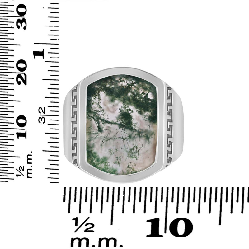 Moss Agate Ring MOA-RDR-3268.