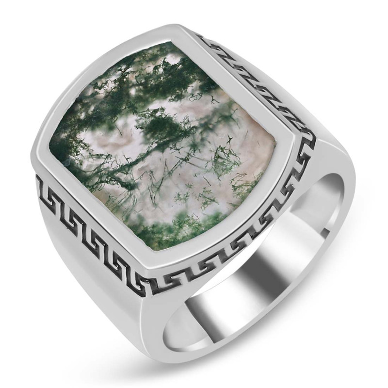 Moss Agate Ring MOA-RDR-3268.